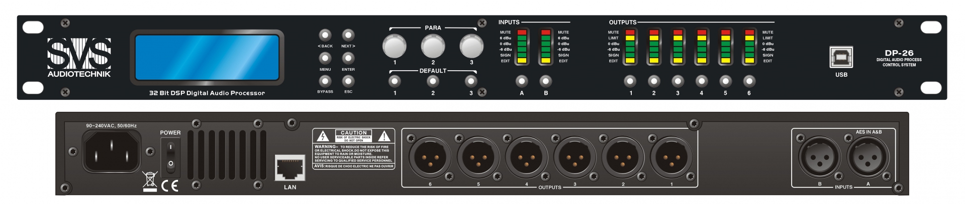 SVS Audiotechnik DP-26 Цифровой процессор: 2 входа 6 выходов в Чите